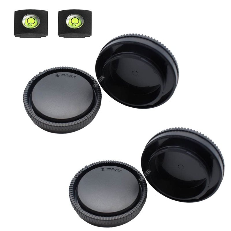ULBTER Body Cap + Rear Lens Cover for Sony Alpha A6700 A6600 A6500 A6400 A6300 A6100 A6000 A5100 A5000 ZV-E10 ZVE-1 FX30 FX3 A7R IV/A7R II/A7R III/A7R/A7 IV /A7 III/A7 II/A7C E Mount - Image 1